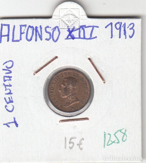 M&uuml;nzen von Spanien: CRE1258 MONEDA ESPA&Ntilde;A ALFONSO XIII 1 CENTIMO 1913