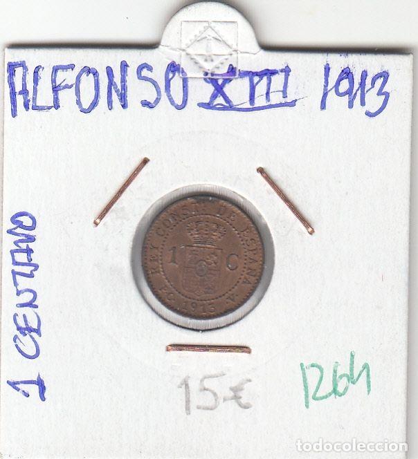 M&uuml;nzen von Spanien: CRE1264 MONEDA ESPA&Ntilde;A ALFONSO XIII 1 CENTIMO 1913