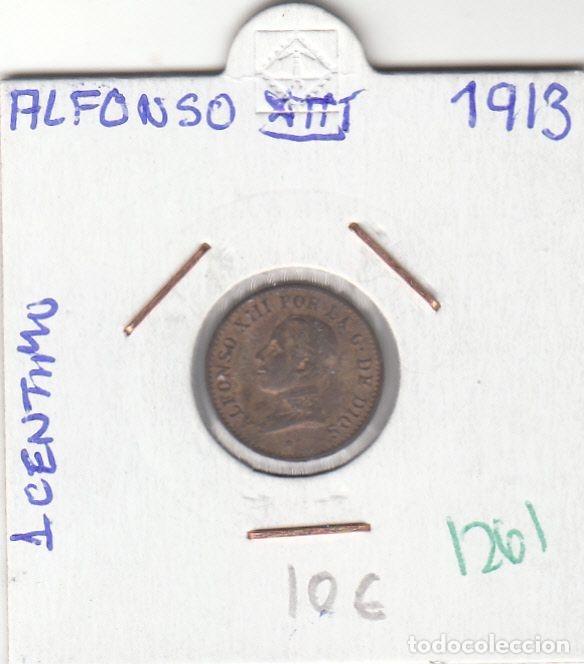 Moedas de Espanha: CRE1261 MONEDA ESPA&Ntilde;A ALFONSO XIII 1 CENTIMO 1913