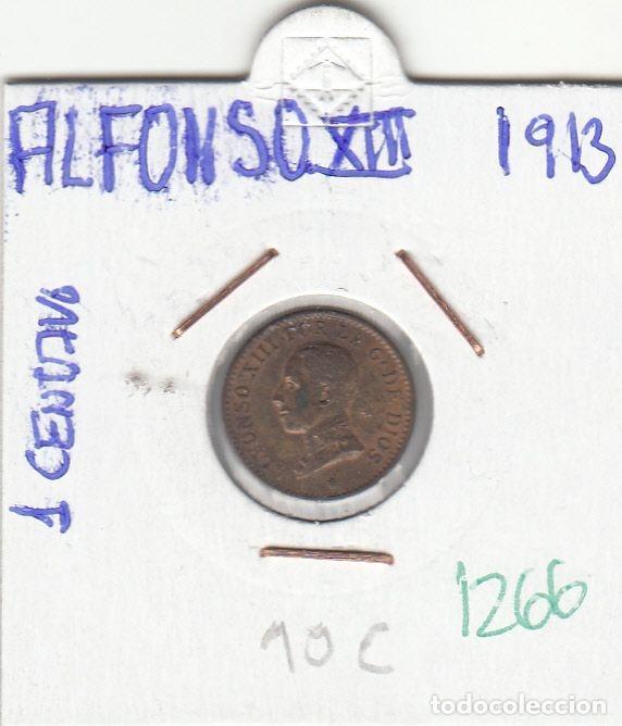 Moedas de Espanha: CRE1266 MONEDA ESPA&Ntilde;A ALFONSO XIII 1 CENTIMO 1913