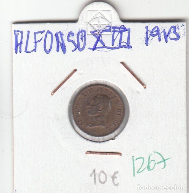 Moedas de Espanha: CRE1267 MONEDA ESPA&Ntilde;A ALFONSO XIII 1 CENTIMO 1913