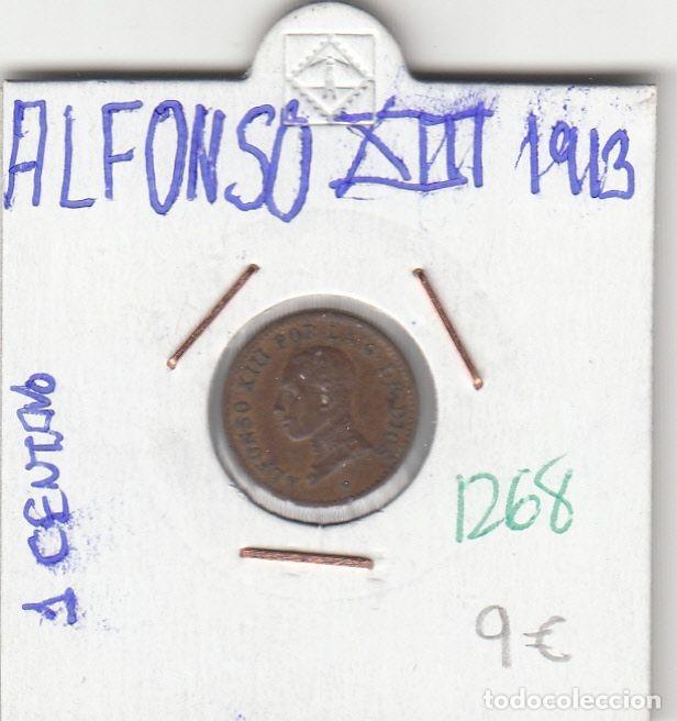 Moedas de Espanha: CRE1268 MONEDA ESPA&Ntilde;A ALFONSO XIII 1 CENTIMO 1913