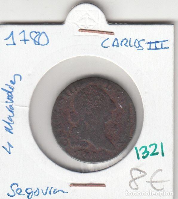 Monedas de Espa&ntilde;a: CRE1321 MONEDA ESPA&Ntilde;A CARLOS III 1780 4 MARAVEDIS SEGOVIA