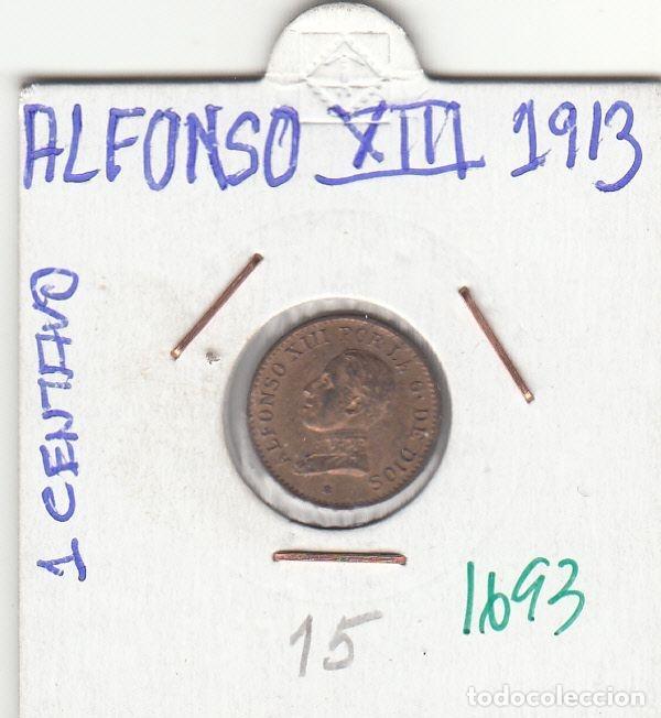 Monnaies d'Espagne: CRE1693 MONEDA ESPA&Ntilde;A ALFONSO XIII 1 CENTIMOS 1913