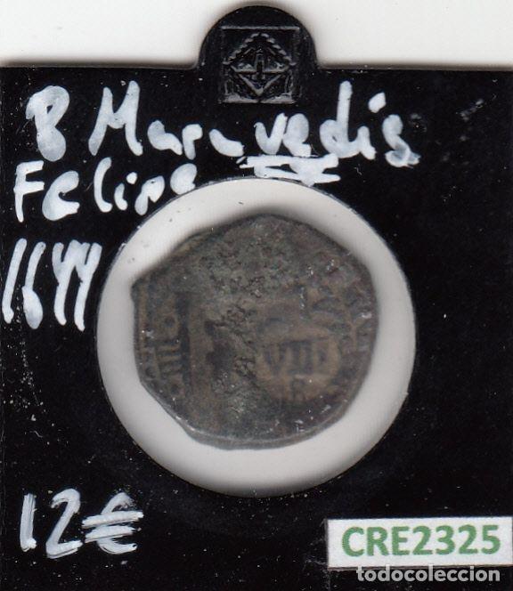 Monedas de Espa&ntilde;a: CRE2325 MONEDA ESPA&Ntilde;A FELIPE IV RESELLO 8 MARAVEDIS 1644