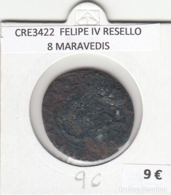 Monete da Spagna: CRE3422 MONEDA ESPA&Ntilde;A FELIPE IV RESELLO 8 MARAVEDIS