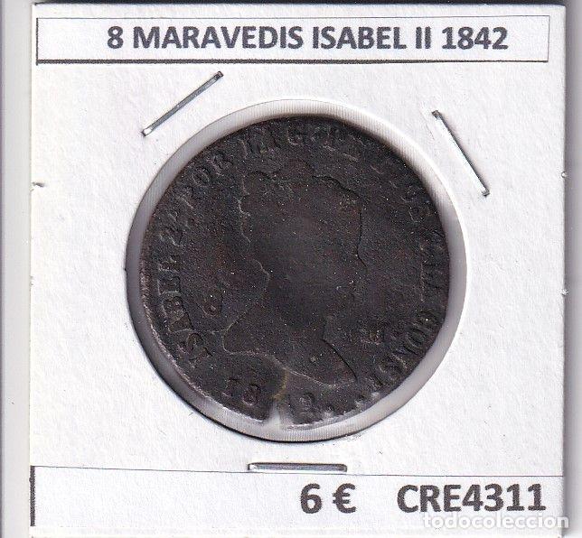 Moedas de Espanha: CRE4311 MONEDA ESPA&Ntilde;A 8 MARAVEDIS ISABEL II 1842