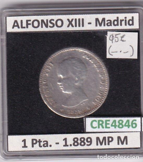 M&uuml;nzen von Spanien: CRE4846 MONEDA ESPA&Ntilde;A ALFONSO XIII 1 PESETA 1889 *--*-- MP M MADRID