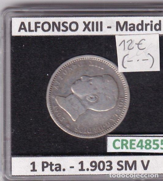 Monedas de Espa&ntilde;a: CRE4855 MONEDA ESPA&Ntilde;A ALFONSO XIII 1 PESETA 1903 *--*-- SM V MADRID