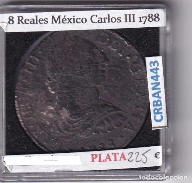 Coins of Spain: CRBAN443 MONEDA ESPA&Ntilde;A CARLOS III 8 REALES 1788 MEXICO