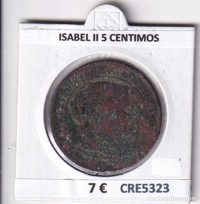 Moedas de Espanha: CRE5323 MONEDA ESPA&Ntilde;A ISABEL II 5 CENTIMOS