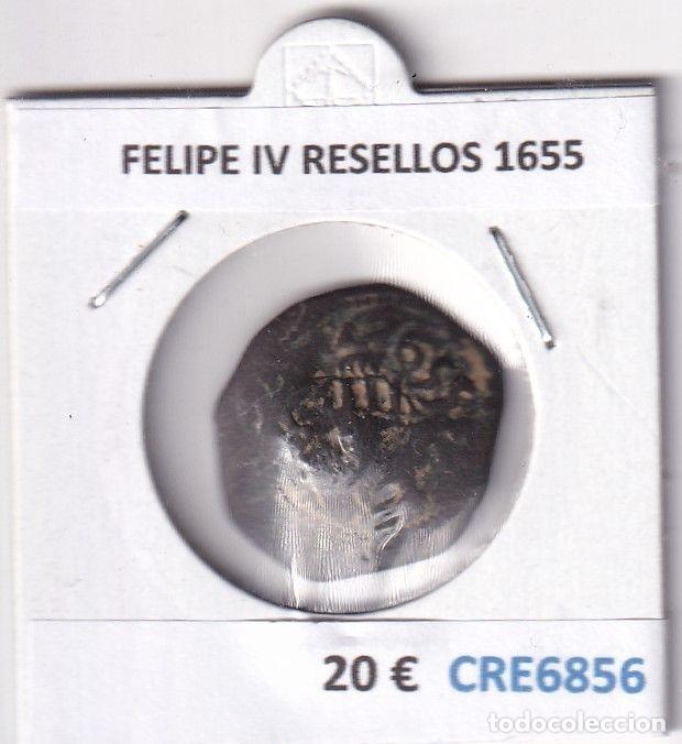 Monedas de Espa&ntilde;a: CRE6856 MONEDA ESPA&Ntilde;A FELIPE IV RESELLOS 1655