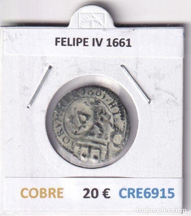 Coins of Spain: CRE6915 MONEDA ESPA&Ntilde;A FELIPE IV 1661