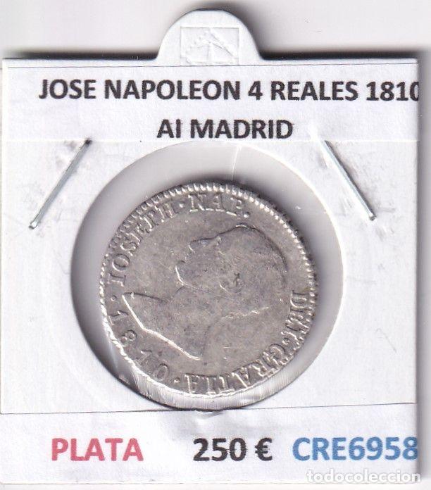 Monedas de Espa&ntilde;a: CRE6958 MONEDA ESPA&Ntilde;A JOSE I 4 REALES 1810 AI MADRID PLATA BO