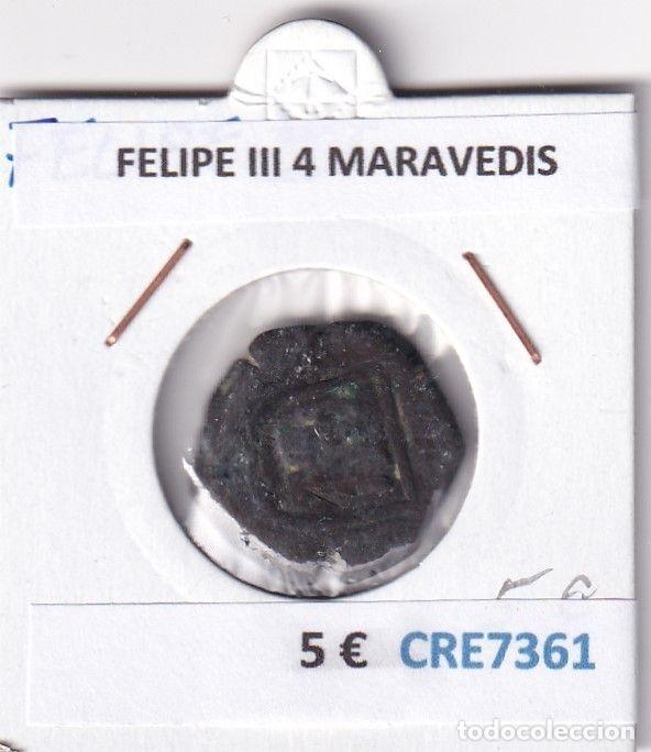 Monnaies d'Espagne: CRE7361 MONEDA ESPA&Ntilde;A FELIPE III 4 MARAVEDIS