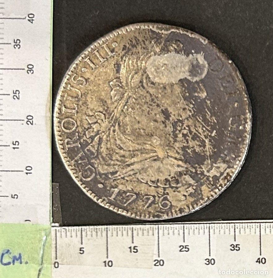 Monnaies d'Espagne: CRE3129 MONEDA ESPA&Ntilde;A CARLOS III 1776 8 REALESS MEXICO FM PLATA