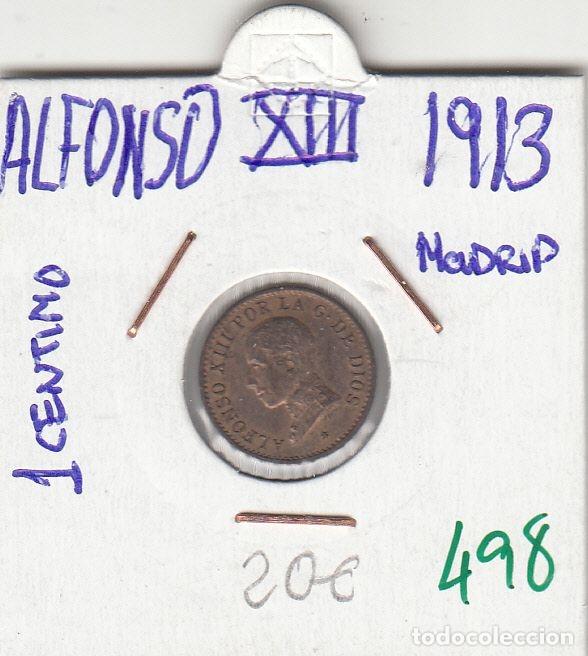 Monnaies d'Espagne: CRE0498 MONEDA ESPA&Ntilde;A ALFONSO XIII 1913 1 CENTIMO MADRID