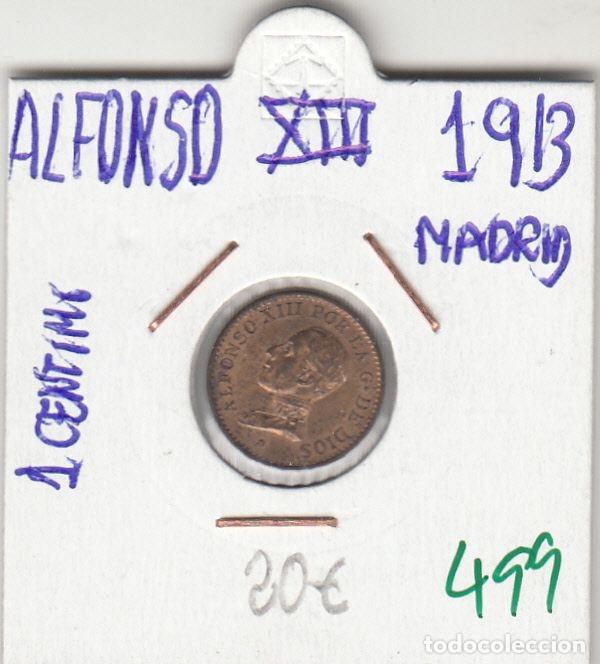 Monnaies d'Espagne: CRE0499 MONEDA ESPA&Ntilde;A ALFONSO XIII 1913 1 CENTIMO MADRID