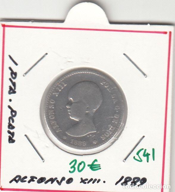 Monedas de Espa&ntilde;a: CRE0541 MONEDA ESPA&Ntilde;A ALFONSO XIII PLATA 1 PESETA 1889 MC