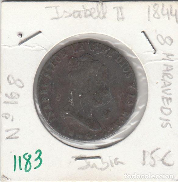 Monete da Spagna: CRE1183 MONEDA ESPA&Ntilde;A ISABEL II 8 MARAVEDIS 1844 JUBIA MC
