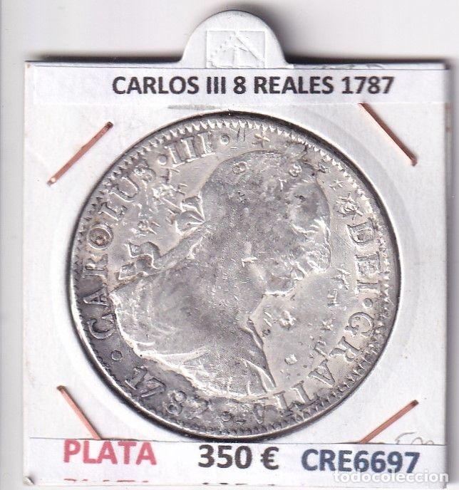 Monedas de Espa&ntilde;a: CRE6697 MONEDA ESPA&Ntilde;A CARLOS III 8 REALES 1787 PLATA