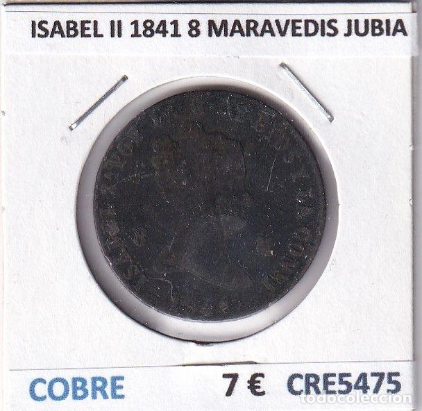 Monedas de Espa&ntilde;a: CRE5475 MONEDA ESPA&Ntilde;A ISABEL II 1841 8 MARAVEDIS JUBIA