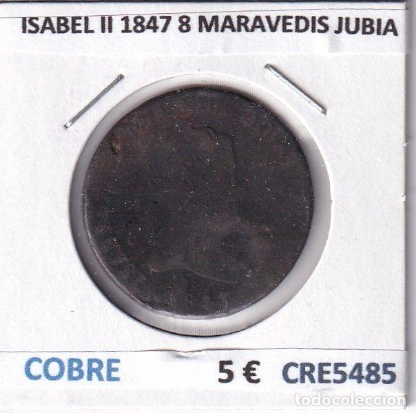 Monedas de Espa&ntilde;a: CRE5485 MONEDA ESPA&Ntilde;A ISABEL II 1847 8 MARAVEDIS JUBIA