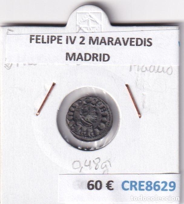 Monnaies d'Espagne: CRE8629 MONEDA ESPA&Ntilde;A FELIPE IV 2 MARAVEDIS MADRID