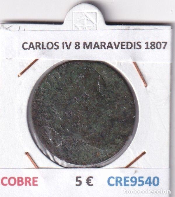 Monedas de Espa&ntilde;a: CRE9540 MONEDA ESPA&Ntilde;A CARLOS IV 8 MARAVEDIS 1807 COBRE