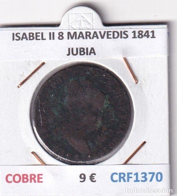 Moedas de Espanha: CRF1370 MONEDA ESPA&Ntilde;A ISABEL II 8 MARAVEDIS 1841 JUBIA COBRE
