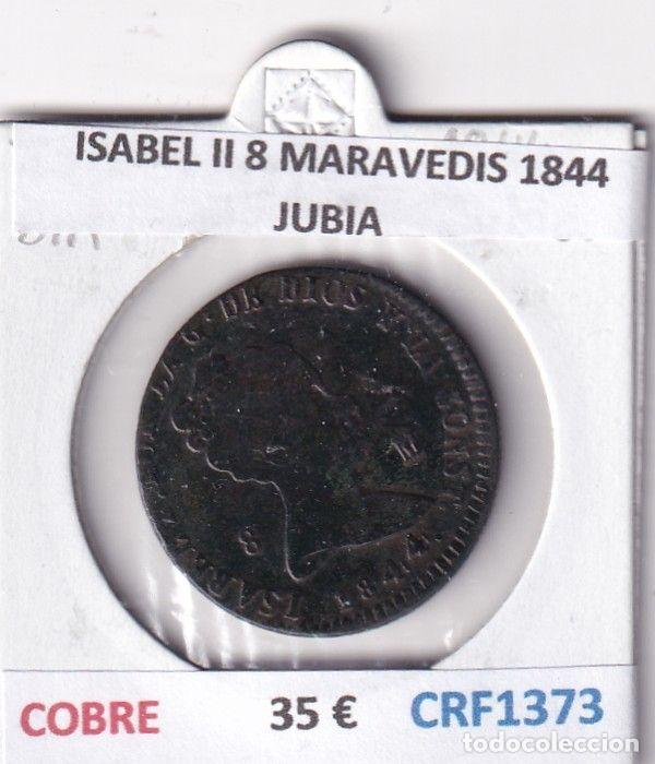 M&uuml;nzen von Spanien: CRF1373 MONEDA ESPA&Ntilde;A ISABEL II 8 MARAVEDIS 1844 JUBIA COBRE