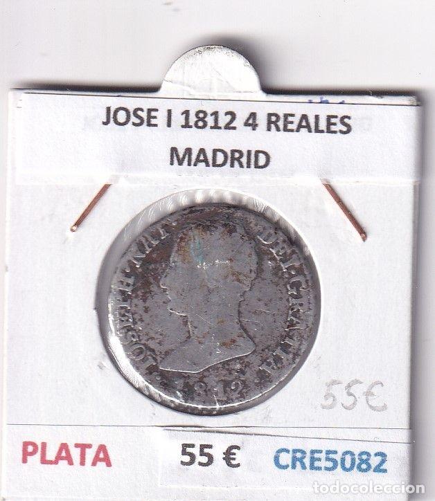 Monete da Spagna: CRE5082 MONEDA ESPA&Ntilde;A JOSE I 4 REALES 1812 MADRID PLATA
