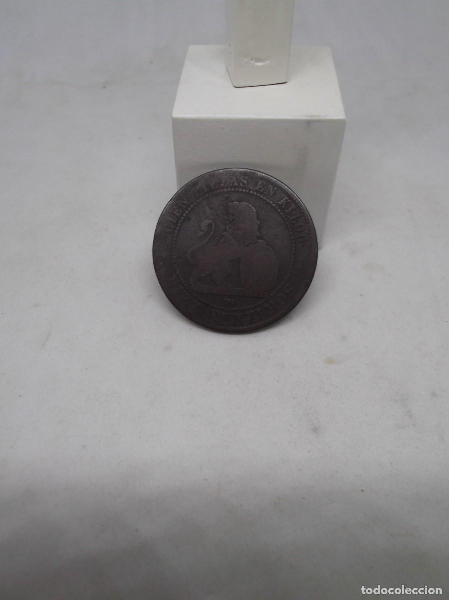 Monedas de Espa&ntilde;a: Moneda Espa&ntilde;a 1870 Diez Centimos. - Foto 3