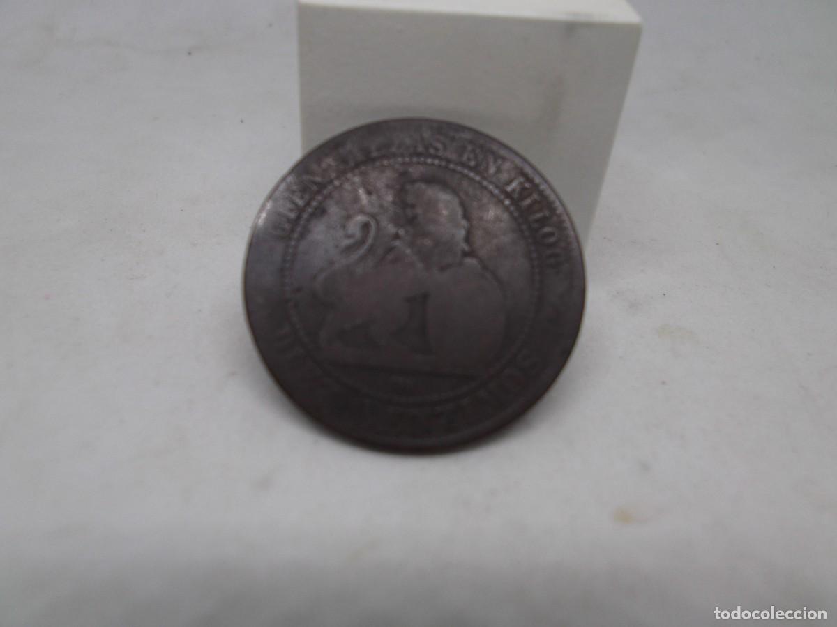 Monedas de Espa&ntilde;a: Moneda Espa&ntilde;a 1870 Diez Centimos. - Foto 4