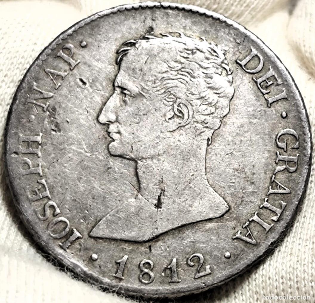 M&uuml;nzen von Spanien: Espa&ntilde;a. Espa&ntilde;a 10 reales, 1812 Madrid &ldquo;RN&rdquo; Plata. Lote 1800