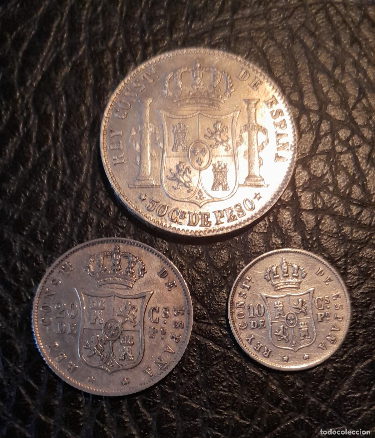 Monedas de Espa&ntilde;a: Emisi&oacute;n de monedas de ultramar en Filipinas de Alfonso XII