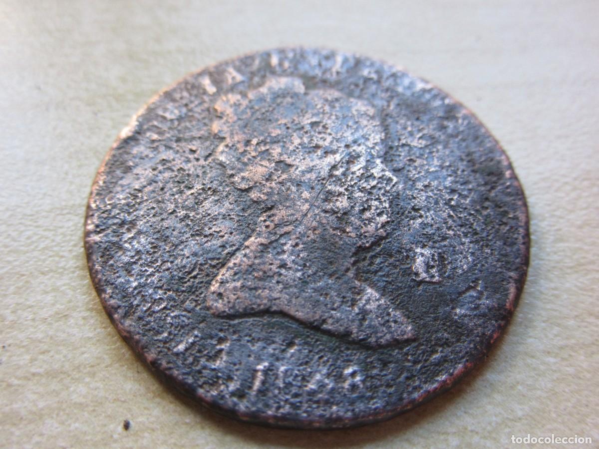 M&uuml;nzen von Spanien: 8 maraved&iacute;s de Isabel II Ceca Segovia fechada 1848