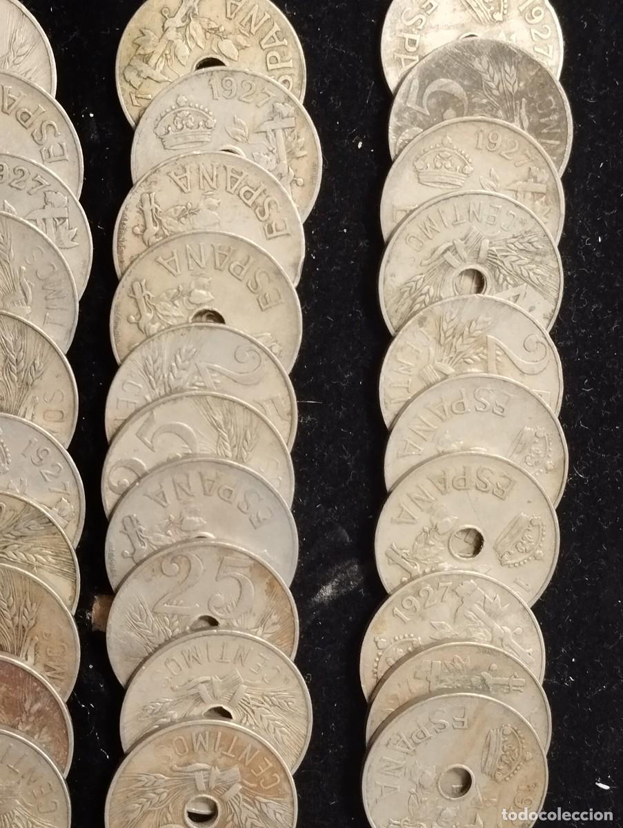 M&uuml;nzen von Spanien: LOTE 25 CTS 1927 ALFONSO XIII