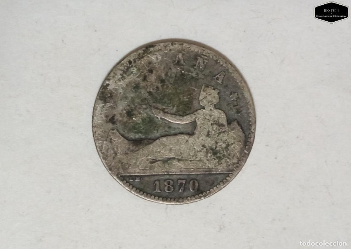 Monete da Spagna: Monedas - Gobierno Provisional - 1 Peseta