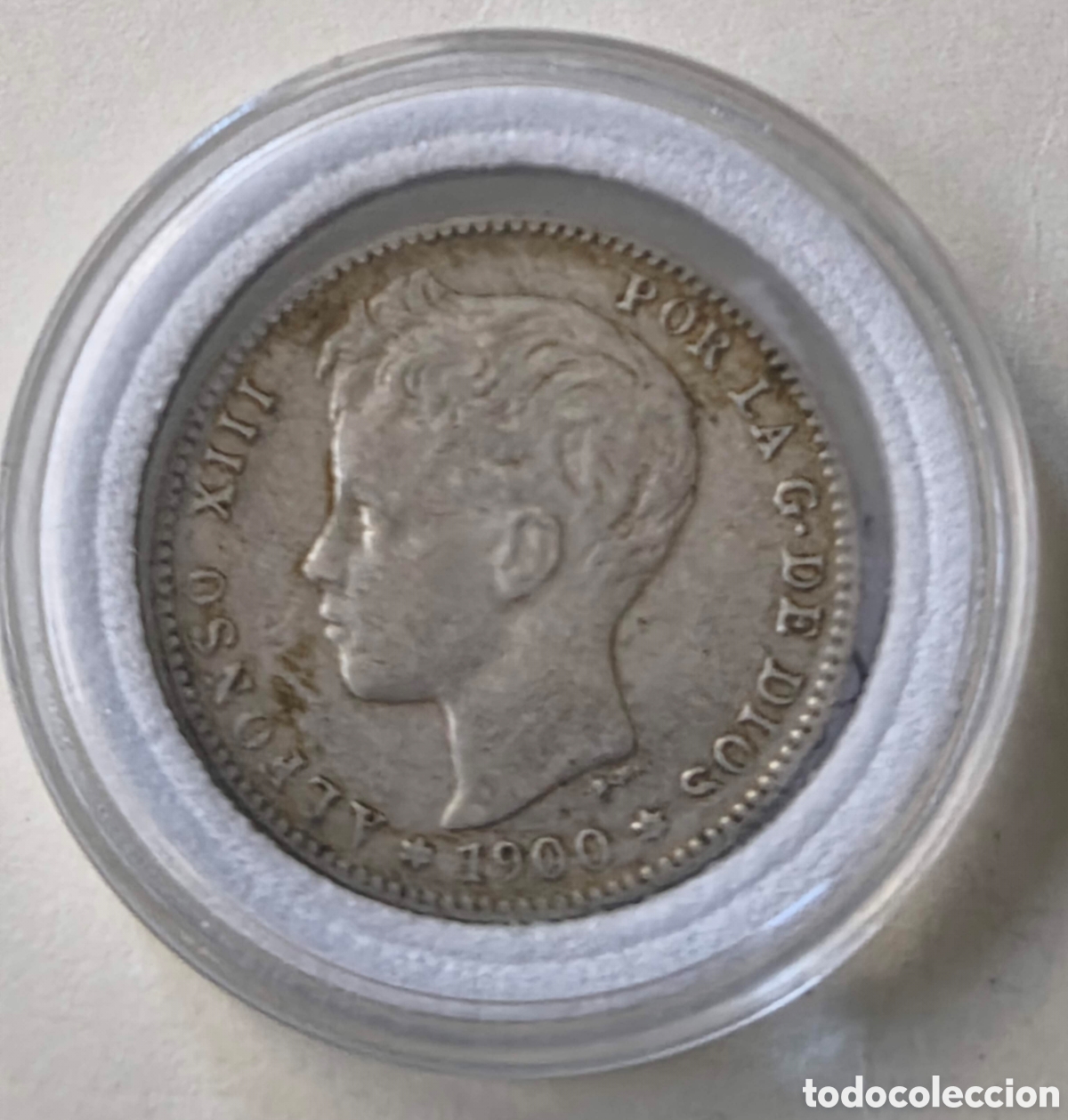 Monedas de Espa&ntilde;a: Espa&ntilde;a. 1900. Una peseta - Foto 3
