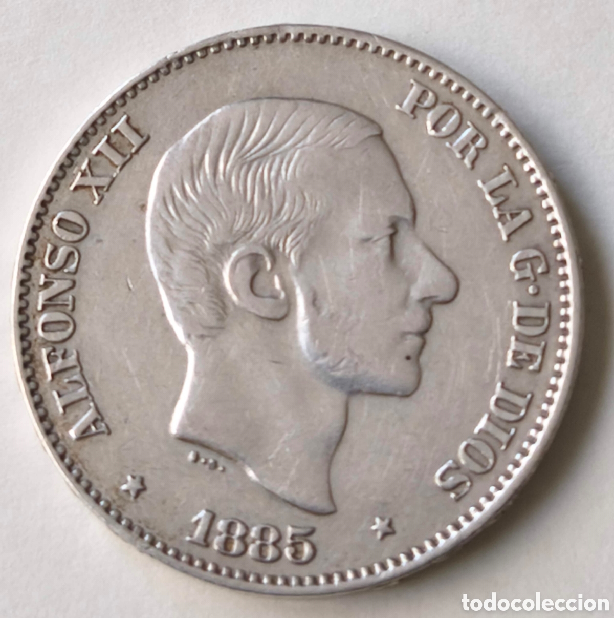Monedas de Espa&ntilde;a: Filipinas. 1885. 50 centavos de peso. SC