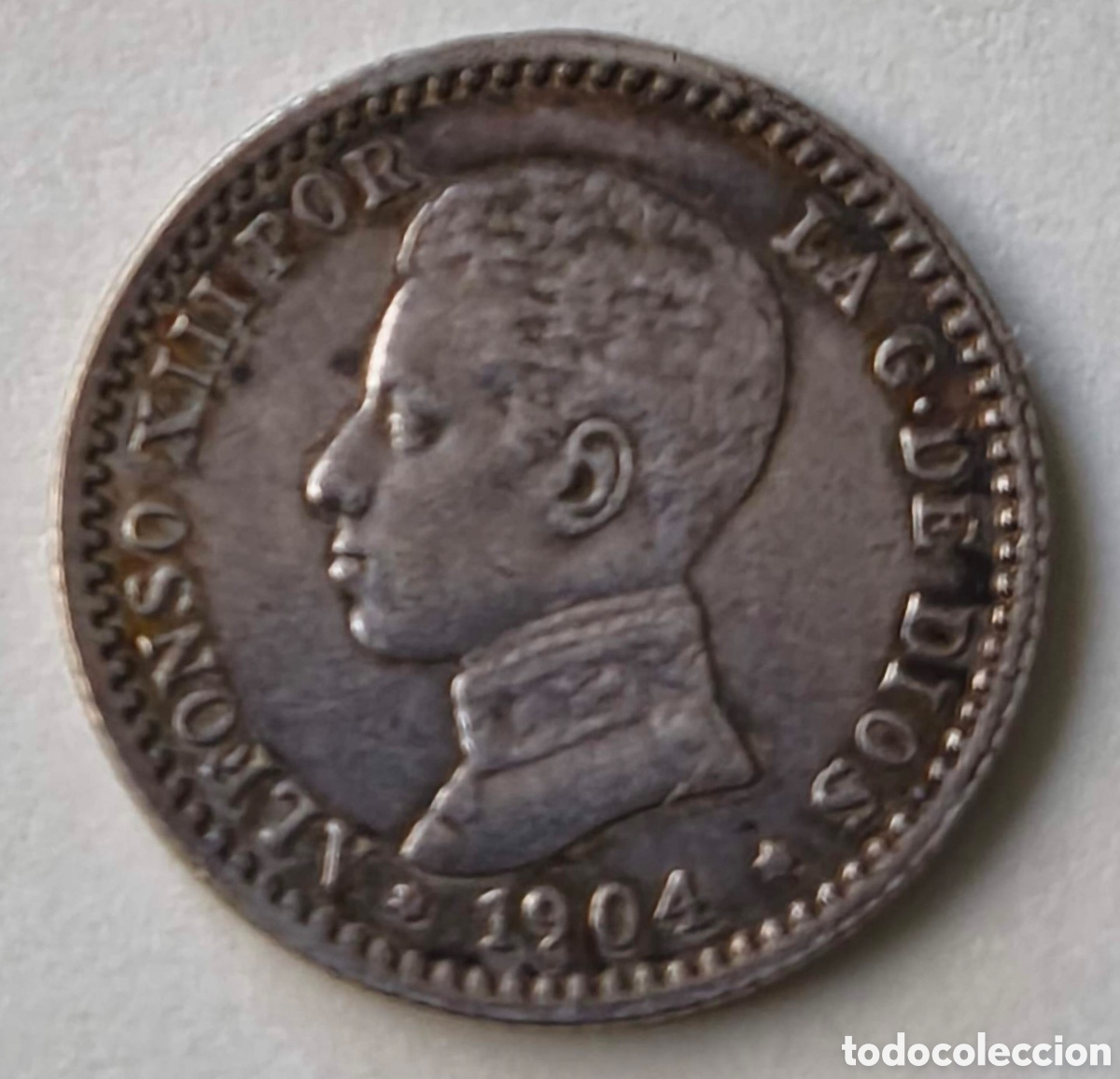 Monedas de Espa&ntilde;a: Espa&ntilde;a. 1904. 50 c&eacute;ntimos MBC
