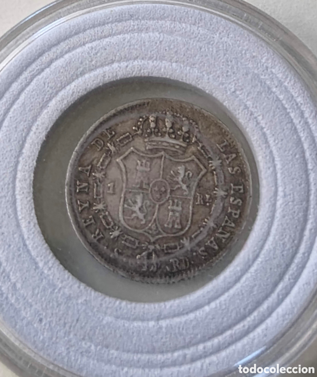Monedas de Espa&ntilde;a: Espa&ntilde;a. 1851. Un real. Sevilla - Foto 3