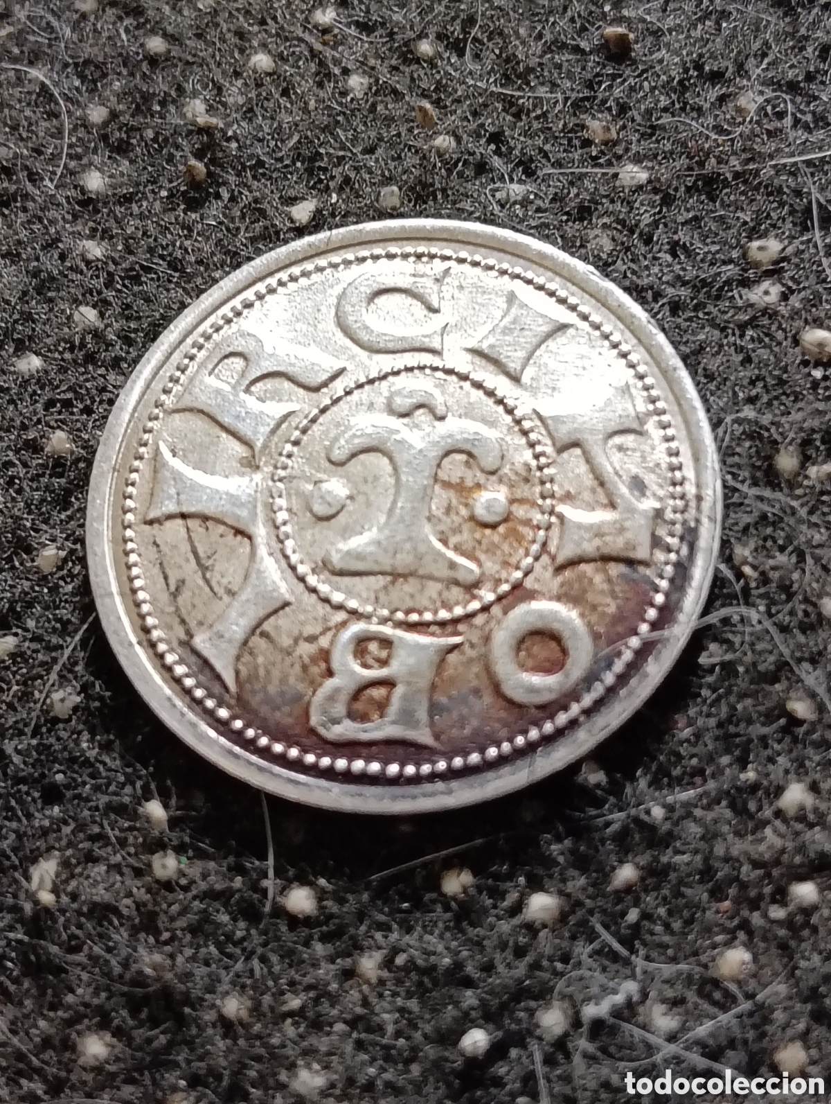 Monedas de Espa&ntilde;a: MONEDA DINER BARCELONA EN PLATA, 22MM. R&eacute;plica