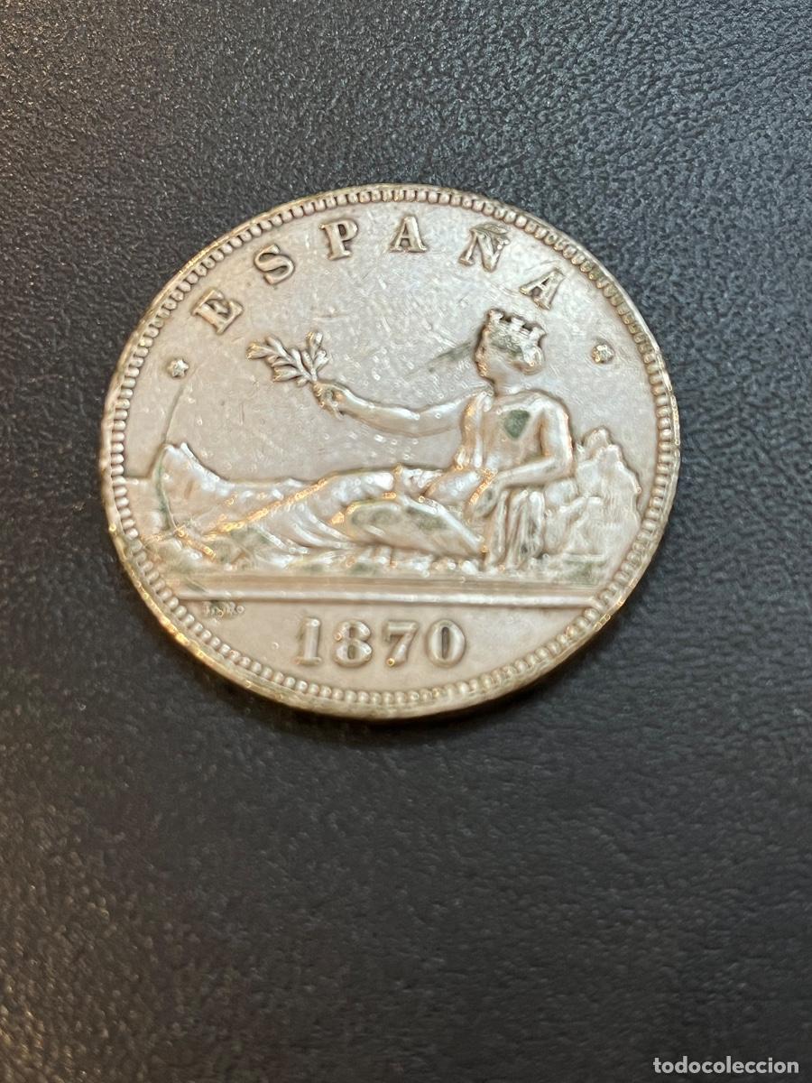 Monedas de Espa&ntilde;a: Espa&ntilde;a. 5 pesetas de plata.