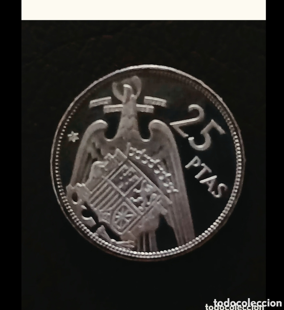 Monete da Spagna: MONEDA 25 PESETAS 1957*74 SACADA DE CARTERA FNMT