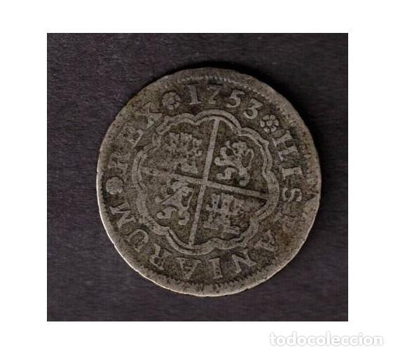 Monedas de Espa&ntilde;a: ESPA&Ntilde;A MONEDA 1 REAL FERNANDO VI 1753 MADRID JB - PLATA