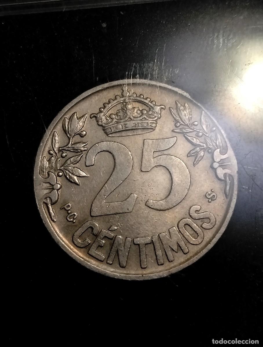 Monedas de Espa&ntilde;a: EBC! Alfonso XIII 25 c&eacute;ntimos 1925 - Foto 2