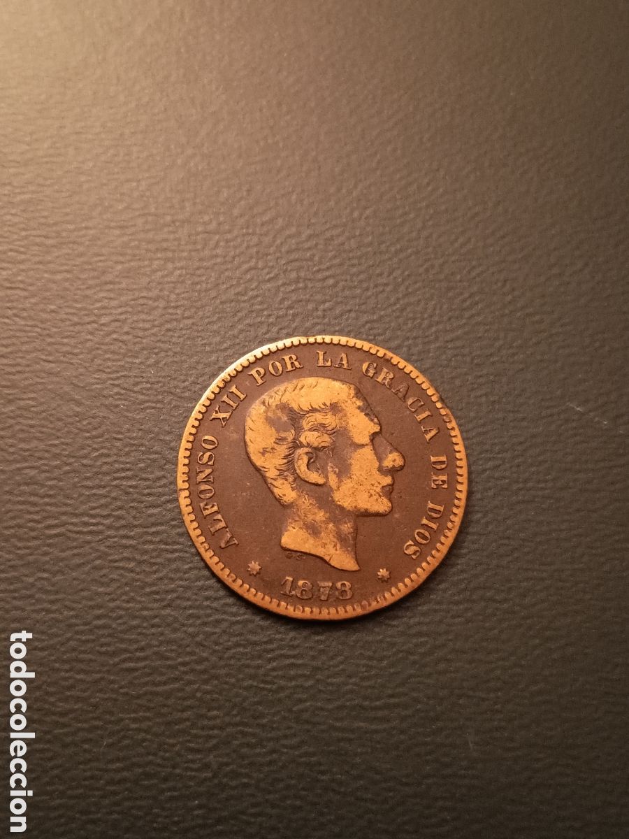 Monedas de Espa&ntilde;a: MONEDA DE 5 CENTIMOS 1878 - ALFONSO XII - Foto 2