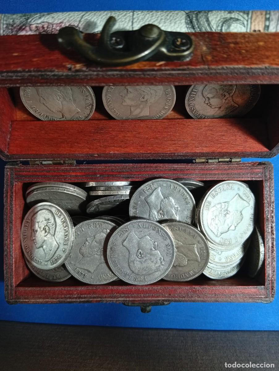 Monedas de Espa&ntilde;a: Duros de plata 900 ( 5 Ptas ) varios a&ntilde;os. 44&euro; la pieza.